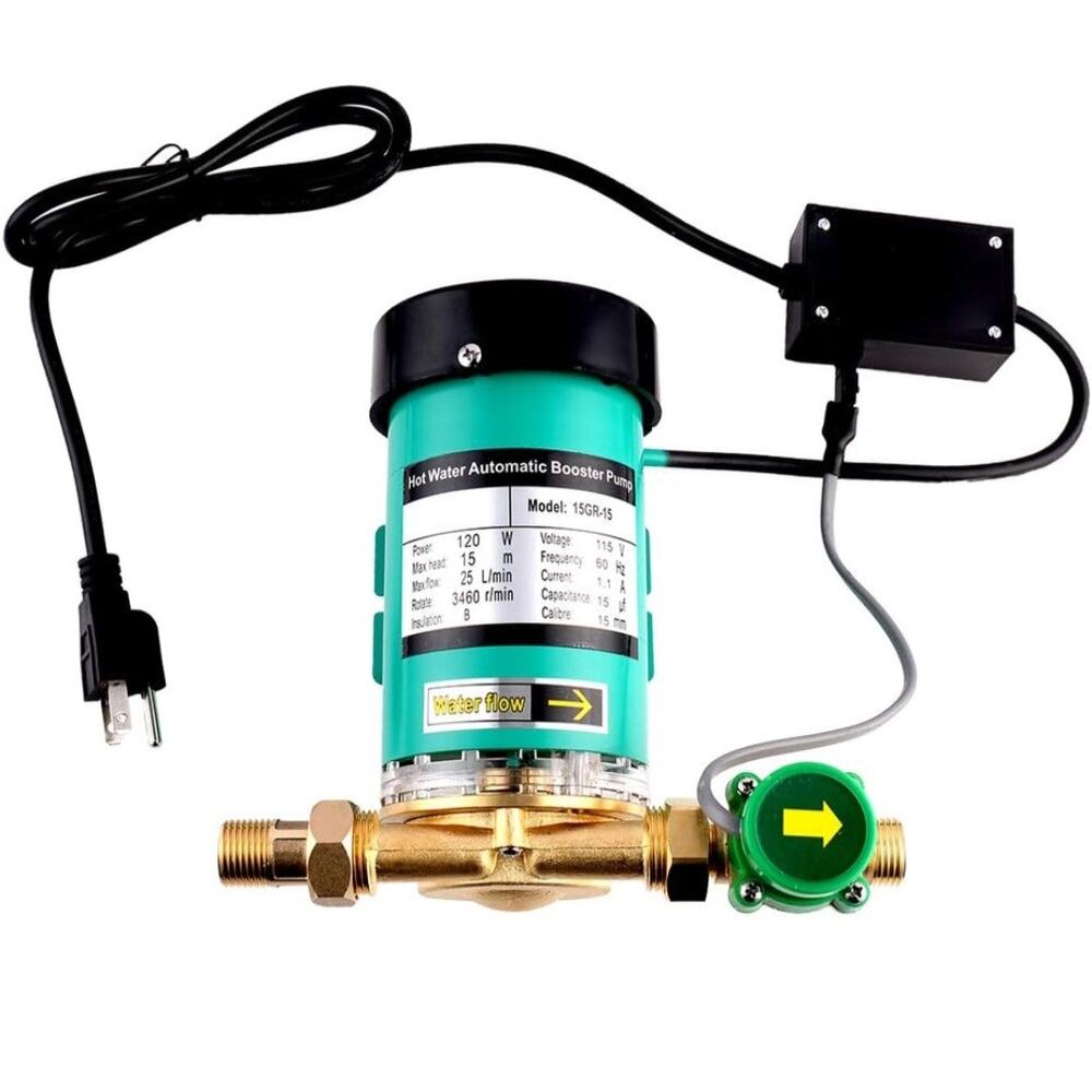 115V 120W Shower Booster Pump Automatic Boost Water Pressure Pump